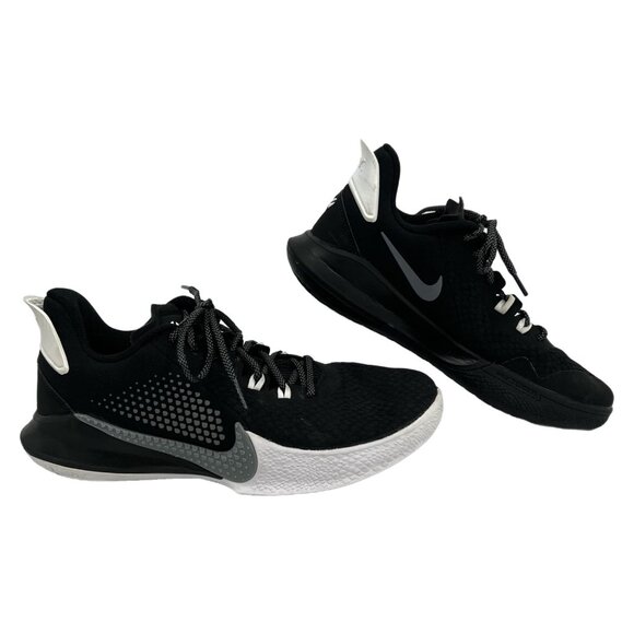 Nike Black and White Athletic Mamaba Fury SneakersSize 8